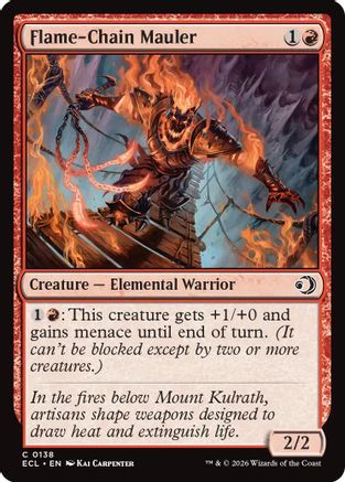 Flame-Chain Mauler (ECL-138) [Lorwyn Eclipsed]