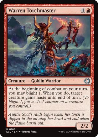 Warren Torchmaster (ECL-163) [Lorwyn Eclipsed]