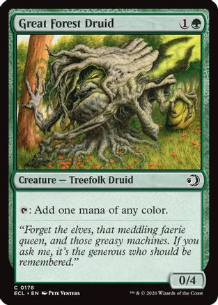 Great Forest Druid (ECL-178) [Lorwyn Eclipsed] Foil