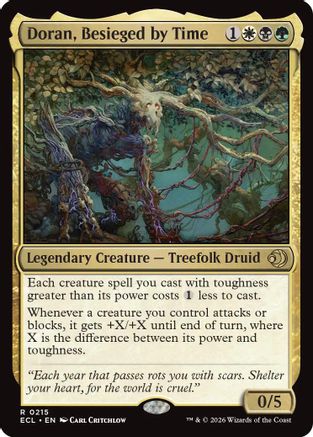 Doran, Besieged by Time (ECL-215) [Lorwyn Eclipsed] Foil