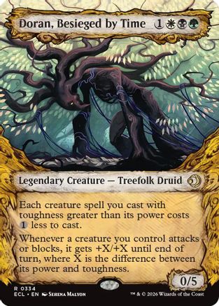 Doran, Besieged by Time (Showcase) (ECL-334) [Lorwyn Eclipsed] Foil