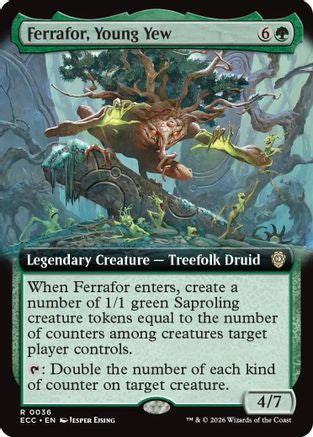 Ferrafor, Young Yew (Extended Art) (ECC-036) [Commander: Lorwyn Eclipsed]