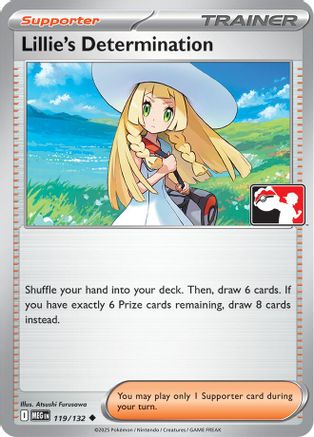 Lillie's Determination (119/132) [Prize Pack Series Cards] Holofoil - Uncommon