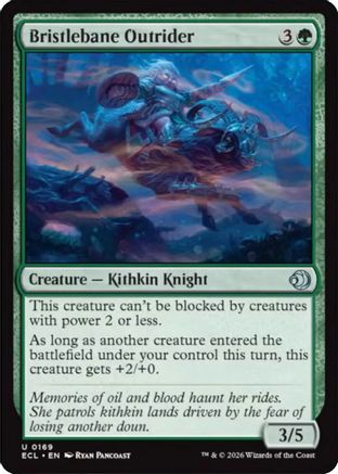 Bristlebane Outrider (ECL-169) [Lorwyn Eclipsed] Foil