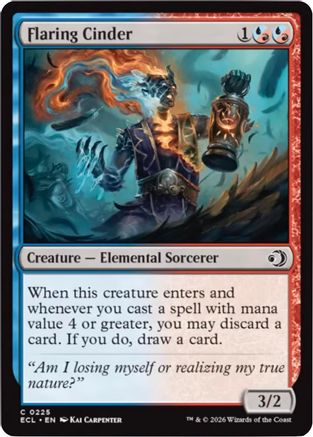 Flaring Cinder (ECL-225) [Lorwyn Eclipsed]