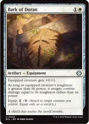 Bark of Doran (ECL-006) [Lorwyn Eclipsed] Foil