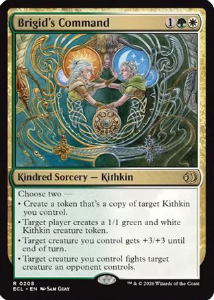 Brigid's Command (ECL-208) [Lorwyn Eclipsed] Foil