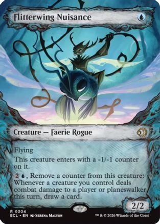 Flitterwing Nuisance (Showcase) (ECL-304) [Lorwyn Eclipsed]