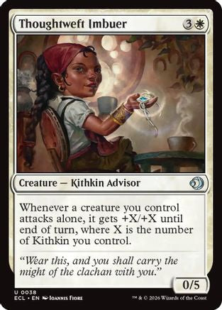 Thoughtweft Imbuer (ECL-038) [Lorwyn Eclipsed] Foil