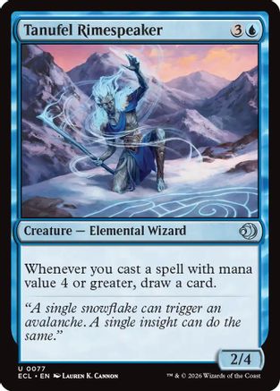 Tanufel Rimespeaker (ECL-077) [Lorwyn Eclipsed] Foil