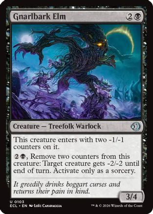Gnarlbark Elm (ECL-103) [Lorwyn Eclipsed] Foil