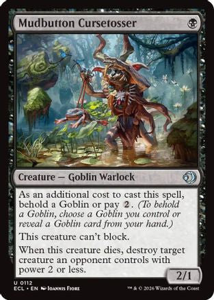 Mudbutton Cursetosser (ECL-112) [Lorwyn Eclipsed]