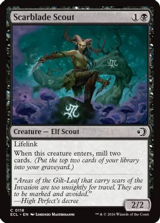 Scarblade Scout (ECL-118) [Lorwyn Eclipsed] Foil