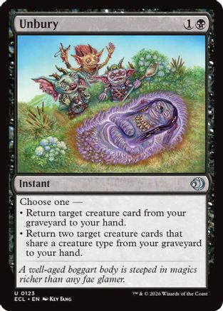 Unbury (ECL-123) [Lorwyn Eclipsed] Foil