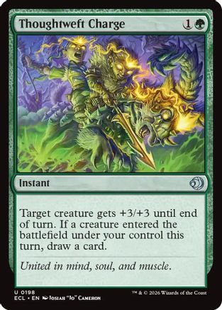 Thoughtweft Charge (ECL-198) [Lorwyn Eclipsed]
