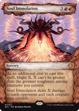 Soul Immolation (Showcase) (ECL-321) [Lorwyn Eclipsed]
