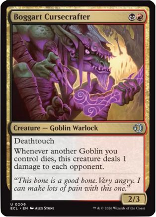 Boggart Cursecrafter (ECL-206) [Lorwyn Eclipsed] Foil