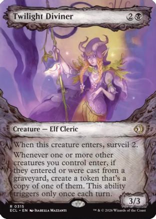 Twilight Diviner (Showcase) (ECL-315) [Lorwyn Eclipsed] Foil