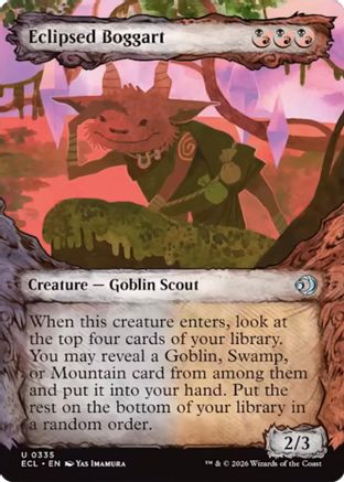 Eclipsed Boggart (Showcase) (ECL-335) [Lorwyn Eclipsed] Foil