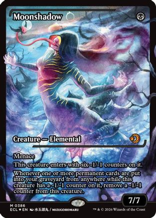 Moonshadow (ECL-386) (Showcase) [Lorwyn Eclipsed] Foil