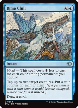 Rime Chill (ECL-064) [Lorwyn Eclipsed] Foil
