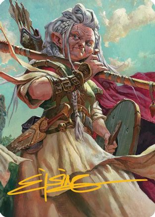 Brigid, Clachan's Heart Art Card (Gold-Stamped Signature) (ASECL-029) [Art Series: Lorwyn Eclipsed]