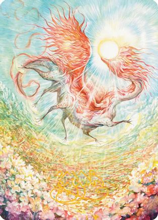 Eirdu, Carrier of Dawn Art Card (Gold-Stamped Signature) (ASECL-030) [Art Series: Lorwyn Eclipsed]