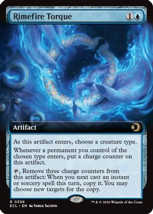 Rimefire Torque (Extended Art) (ECL-358) [Lorwyn Eclipsed] Foil