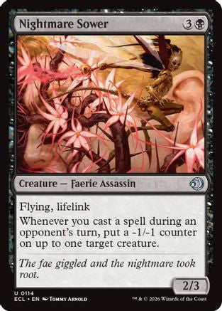 Nightmare Sower (ECL-114) [Lorwyn Eclipsed] Foil