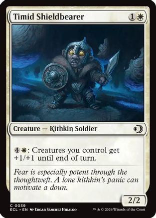 Timid Shieldbearer (ECL-039) [Lorwyn Eclipsed]