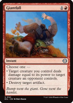 Giantfall (ECL-141) [Lorwyn Eclipsed]