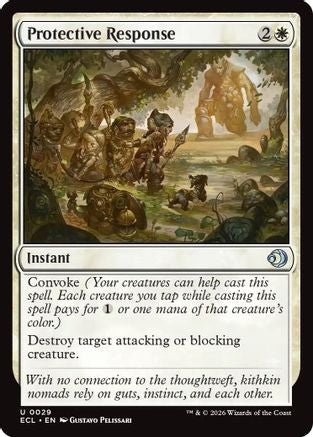 Protective Response (ECL-029) [Lorwyn Eclipsed] Foil