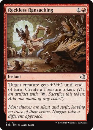 Reckless Ransacking (ECL-152) [Lorwyn Eclipsed]