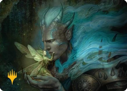 Run Away Together Art Card (Gold-Stamped Planeswalker Symbol) (ASECL-009) [Art Series: Lorwyn Eclipsed]