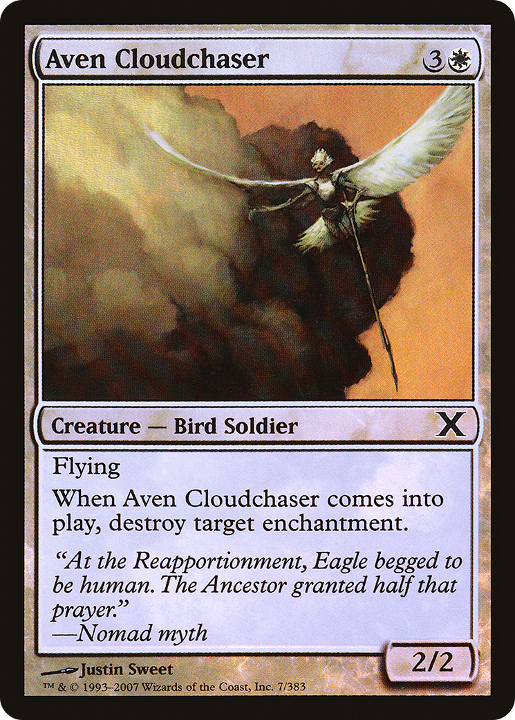 Aven Cloudchaser (10E-07★) [Tenth Edition] Foil