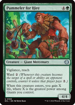 Pummeler for Hire (ECL-190) [Lorwyn Eclipsed]