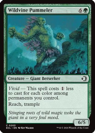 Wildvine Pummeler (ECL-203) [Lorwyn Eclipsed] Foil