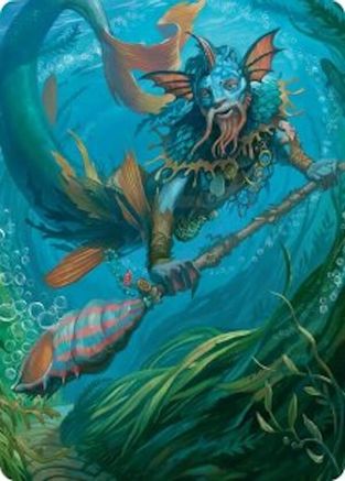 Sygg, Wanderwine Wisdom Art Card (ASECL-032) [Art Series: Lorwyn Eclipsed]