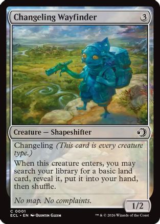 Changeling Wayfinder (ECL-001) [Lorwyn Eclipsed] Foil