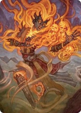 Ashling, Rekindled Art Card (33/54) (ASECL-033) [Art Series: Lorwyn Eclipsed]