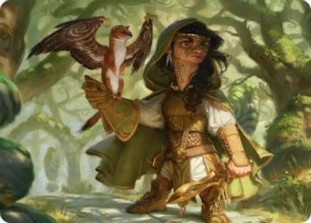 Crossroads Watcher Art Card (ASECL-020) [Art Series: Lorwyn Eclipsed]
