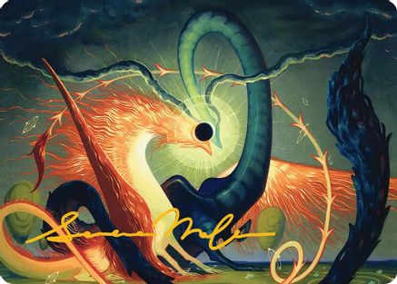 Celestial Reunion Art Card (42/54) (Gold-Stamped Signature) (ASECL-042) [Art Series: Lorwyn Eclipsed]