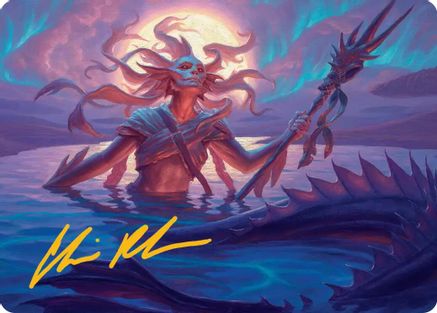 Eclipsed Merrow Art Card (Gold-Stamped Signature) (ASECL-022) [Art Series: Lorwyn Eclipsed]