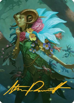 Maralen, Fae Ascendant Art Card (Gold-Stamped Signature) (ASECL-024) [Art Series: Lorwyn Eclipsed]