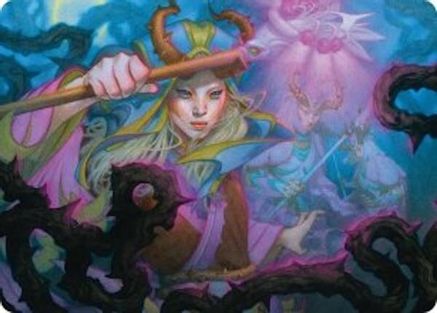 Stoic Grove-Guide Art Card (ASECL-025) [Art Series: Lorwyn Eclipsed]