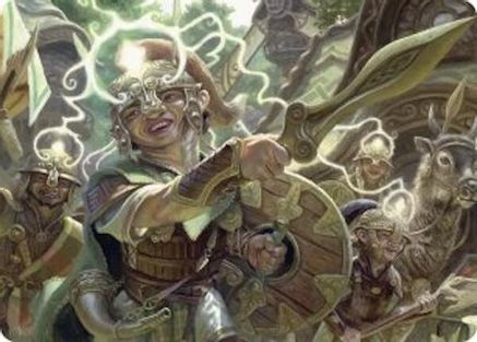 Thoughtweft Lieutenant Art Card (ASECL-026) [Art Series: Lorwyn Eclipsed]