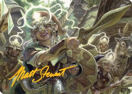 Thoughtweft Lieutenant Art Card (Gold-Stamped Signature) (ASECL-026) [Art Series: Lorwyn Eclipsed]