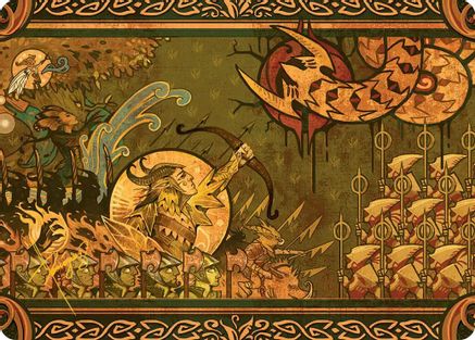 Chronicle of Victory Art Card (Gold-Stamped Signature) (ASECL-027) [Art Series: Lorwyn Eclipsed]