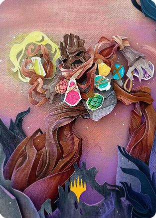 Painter's Servant Art Card (Gold-Stamped Planeswalker Symbol) (ASECL-053) [Art Series: Lorwyn Eclipsed]