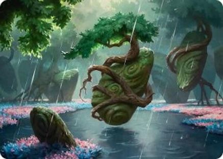 Rain-Slicked Copse Art Card (ASECL-049) [Art Series: Lorwyn Eclipsed]